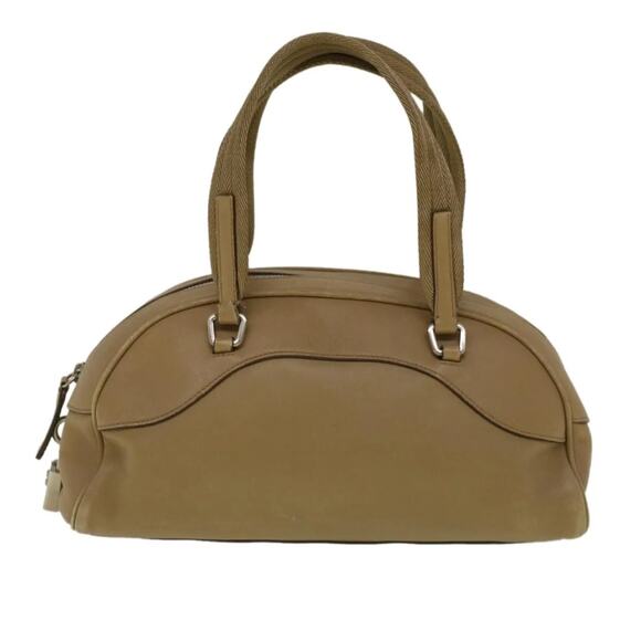 Prada Handbags - Prada Leather Handbag Beige